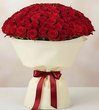 Букет 101 Красная роза Милано в Избербаше