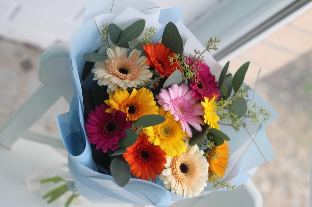 Букет цветов из: Герберы в Избербаше