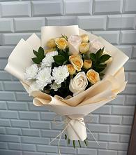 Букет цветов из:  Розы и Хризантемы в Избербаше