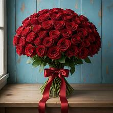Букет Красные розы Блэк Меджик в Избербаше