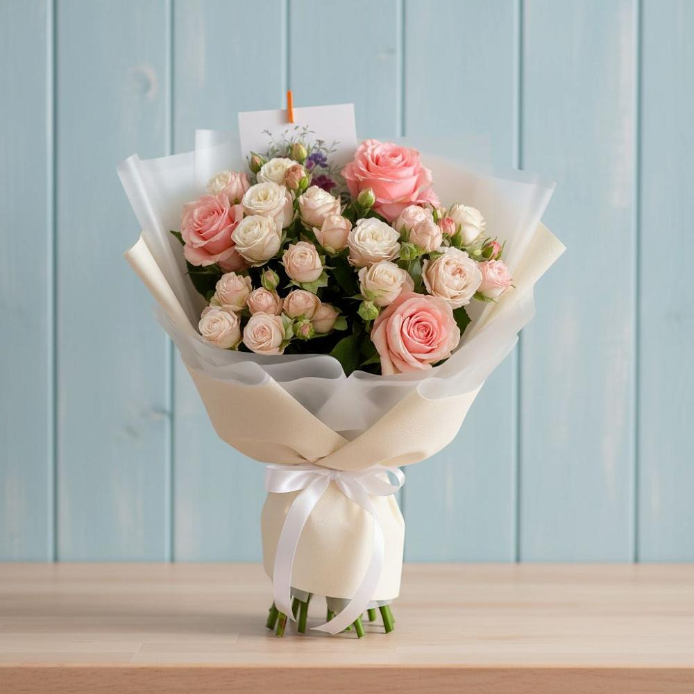 Букет цветов из: Розы в Избербаше