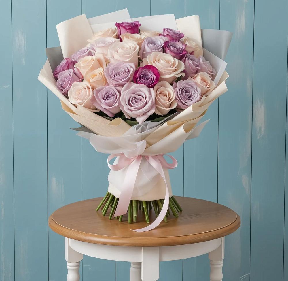 Букет цветов из: Розы в Избербаше